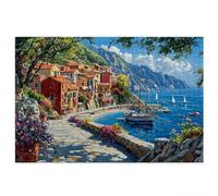 Puzzle 2000 Piezas Adultos, Puzzle 2000 Piezas de Madera, Rompecabezas para Adultos Italia Patrón, Rompecabezas Desafiante para Toda la Familia, Regalos Originales para Mujer, Tema: Paisaje, R-90