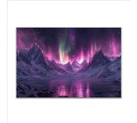 Puzzle 2000 Piezas Adultos Puzzle Auroras boreales Paisaje Rompecabezas Adultos XXL 100 x 70cm, Impossible Rompecabezas, Jigsaw Arte Juego Educa Familiar Aliviar El Estrés, Regalos de Pascua O-99
