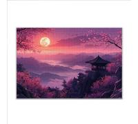 Puzzle 2000 Piezas Adultos Puzzle Japón Paisaje Rompecabezas Adultos XXL 100 x 70cm, Impossible Rompecabezas, Jigsaw Arte Juego Educa Familiar Aliviar El Estrés, Regalos para Hombres y Mujeres M-6