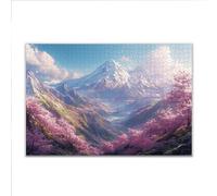 Puzzle 2000 Piezas Adultos Puzzle Monte Fuji Paisaje Rompecabezas Adultos XXL 100 x 70cm, Impossible Rompecabezas, Madera Jigsaw Arte Juego Educa Familiar Aliviar El Estrés, Regalos de Pascua I-81