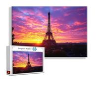 Puzzle 2000 Piezas Adultos, Puzzle París XXL 100 x 70 cm, Torre Eiffel Rompecabezas Adultos Desafiantes Imposible, DIY Jigsaw Arte Ivertido Juego Familiar Decorar Paredes, Regalos de Pascua Q-1
