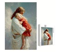 Puzzle 2000 Piezas Adultos Religión & Ángel, Rompecabezas con Letras Traseras y Póster, Pasatiempo Antiestrés, Decoración de Pared, Regalo Decorar Mujer Hombre 75 x 105 cm (14 Años +) P3#1332