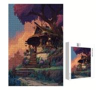 Puzzle 2000 Piezas Adultos Sueño & Cabina, Rompecabezas con Letras Traseras y Póster, Pasatiempo Antiestrés, Decoración de Pared, Regalo Decorar Mujer Hombre 70 x 100 cm (14 Años +) P3#1051