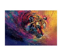 Puzzle 2000 Piezas Adultos Tigre Puzzle para Adultos Abstracto Rompecabezas Juguetes Educativos Regalos Originales para Mujer Rompecabezas Entretenimiento Creativo Divertido Familia Juego 99x70cm I-22