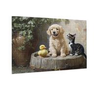 Puzzle 2000 Piezas Animal Puzzle Feliz Rompecabezas DIY con Caja de Regalo,Pasatiempo Creativo,Regalos Originales para Mujer,Juego Familiar Actividades Creativas para Wall Decoration 99 x 70 cm -168Y