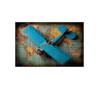Puzzle 2000 Piezas Avión Puzzle 2000 Piezas Adultos Mapa del mundo Educativo Rompecabezas Madera para Toda la Familia Junta, Puzzles para Reducir el Estrés y Primavera Decoracion 70 x 100Cm LZPT-04530