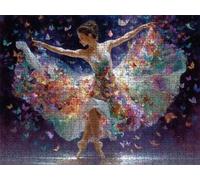 Puzzle 2000 Piezas, Ballet De Mariposas Rompecabezas Adultos Puzzle, Desafiante Puzzles de Decoración Juego de, Entretenimiento Juego Educativo para Toda la Familia, para Regalo Decoración R7KH-333