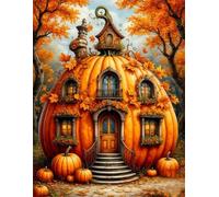 Puzzle 2000 Piezas Casa de Calabazas, DIY Rompecabezas Adultos 2000 Piezas Juego Educativo y Estimulante, Relajante Entretenimento, Puzzle Adultos para Regalo