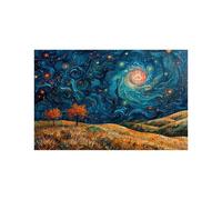 Puzzle 2000 Piezas, Cielo Estrellado Puzzle 2000 Piezas Madera 70 x 100 cm con Caja de Papel de Colores y Bolsa de Malla Portátil, Rompecabezas Otoño para Primavera Decoracion Pared Regalo LZPT-04237