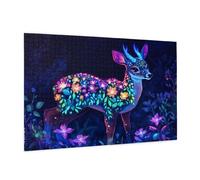 Puzzle 2000 Piezas Ciervo Puzzle Fantástico Rompecabezas DIY Con Caja de Regalo,Pasatiempo Creativo,Regalos Originales para Mujer,Juego Familiar Actividades Creativas,Wall Decoration 99 x 70 cm -2035Y