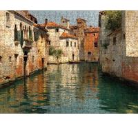Puzzle 2000 Piezas, Ciudad Del Agua Venecia Rompecabezas Adultos Puzzle, Desafiante Puzzles de Decoración Juego de, Entretenimiento Juego Educativo para Toda la Familia, para Regalo Decoración R7KH832