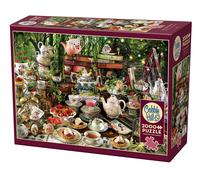Puzzle 2000 Piezas Cobble Hill Mad Hatter's Tea Fiesta 49004 USA Azar Cut