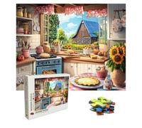 Puzzle 2000 Piezas cocina, Rompecabezas Adultos, Puzzle de Madera Piezas Encajan Perfectamente, Letras en la Parte Posterior, pizza Puzzles Adulto Compact Box, Regalo Mujer Hombre 99.5 x 70.5 cm 8p-47