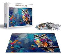 Puzzle 2000 Piezas Color Puzzle 2000 Piezas Búho Rompecabezas Adultos, Jigsaw PanoramicoRompecabezas Pieza de Madera, Diversión en Familia Jigsaws Educa para Adultos y Niñs A Partir de 14 Años x-1357
