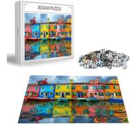 Puzzle 2000 Piezas Color Rompecabezas para Adultos, un Rompecabezas Desafiante, Juegos de Puzzle para Toda la Familia, Letras en la Parte Posterior, Decoración del Hogar, Regalos Navidad Casa H-8438