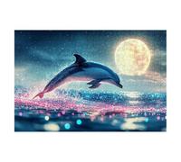 Puzzle 2000 Piezas Delfín, Puzzle Sueño, Rompecabezas Adultos Entretenimiento Creativo, Puzzles Madera con Caja Regalo, Clásico Rompecabezas Juguetes Educativos, Regalos Originales para Mujer -2111