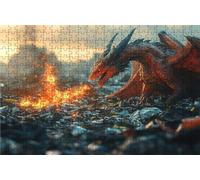 Puzzle 2000 Piezas DragóN, Puzzle 2000 Piezas Adulto Animal, Rompecabezas de Madera para Adultos 100x70 CM, Puzzles para Toda la Familia Cuadros Decoracion Salon Modernos Regalo Mujer Hombre RXPT-6071