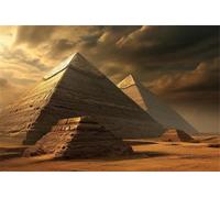 Puzzle 2000 Piezas Egipto Puzzle Pirámide Rompecabezas Adultos, Rompecabezas Pieza de Madera Juguetes Jigsaw Arte, Jigsaw Educa para Adultos y Niños a Partir de 14 Años X-0