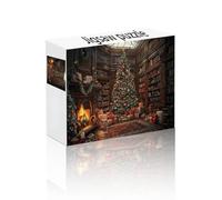 Puzzle 2000 Piezas Estudiar, Obra de Arte de Juegos de Puzzle Árbol Navidad, Juegos Divertidos Dificultad Rompecabezas Adultos, Entretenimento Decoración Hogar Regalos Creativos Juguetes 4 Años B-4