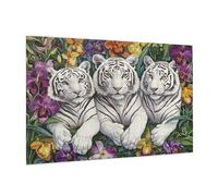 Puzzle 2000 Piezas Feliz Puzzle Tigre Rompecabezas DIY con Caja de Regalo,Pasatiempo Creativo,Regalos Originales para Mujer,Juego Familiar Actividades Creativas para Wall Decoration 99 x 70 cm -768Y