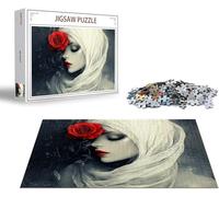 Puzzle 2000 Piezas Flor Puzzle 2000 Piezas Mujer Rompecabezas Adultos, Jigsaw PanoramicoRompecabezas Pieza de Madera, Diversión en Familia Jigsaws Educa para Adultos y Niñs A Partir de 14 Años x-1584