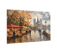 Puzzle 2000 Piezas Francia Puzzle Calle Rompecabezas DIY Con Caja de Regalo,Pasatiempo Creativo,Regalos Originales para Mujer,Juego Familiar Actividades Creativas para Wall Decoration 99 x 70 cm -235Y