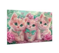 Puzzle 2000 Piezas Gato Puzzle Feliz Rompecabezas DIY Con Caja de Regalo, Pasatiempo Creativo, Regalos Originales para Mujer, Juego Familiar Actividades Creativas para Wall Decoration 99 x 70 cm -900Y