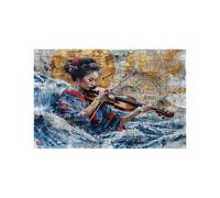 Puzzle 2000 Piezas Geisha Puzzle 2000 Piezas Adultos Violín Educativo Rompecabezas Madera para Toda la Familia Junta, Puzzles para Reducir el Estrés y Primavera Cuadros Decoracion 70x100cm LZPT-04396