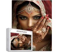 Puzzle 2000 Piezas India Rompecabezas para Adultos, un Rompecabezas Desafiante, Juegos de Puzzle para Toda la Familia, Letras en la Parte Posterior, Decoración del Hogar, Regalos Navidad Mujer H-1958