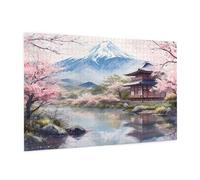 Puzzle 2000 Piezas Japón Puzzle Monte Fuji Rompecabezas DIY Con Caja de Regalo,Pasatiempo Creativo,Regalos Originales para Mujer,Juego Familiar Actividades Creativas, Wall Decoration 99 x 70 cm -2237Y