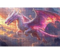 Puzzle 2000 Piezas Llama, Puzzle 2000 Piezas Adulto DragóN, Rompecabezas de Madera para Adultos 70x100 cm, Puzzles para Toda la Familia Cuadros Decoracion Salon Modernos Regalo Mujer Hombre RXPT-6209