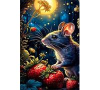Puzzle 2000 Piezas Luna Animal Fruta Puzzle, Desarrolla la Logica y la Observaciòn, Ejercita Paciencia Puzzles Adultos 2000 Piezas 100 x 70 cm