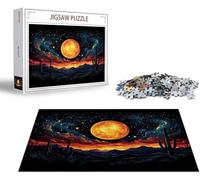 Puzzle 2000 Piezas Luna Puzzle 2000 Piezas Paisaje Rompecabezas Adultos, Jigsaw Panoramico, Rompecabezas Pieza de Madera, Diversión en Familia Jigsaws para Adultos y Niñs A Partir de 14 Años x-1490
