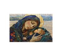 Puzzle 2000 Piezas, María Puzzle 2000 Piezas Madera 70 x 100 cm con Caja de Papel de Colores y Bolsa de Malla Portátil, Rompecabezas Abstracto para Primavera Decoracion Pared Regalo Mujer LZPT-02413