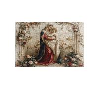 Puzzle 2000 Piezas, María Puzzle 2000 Piezas Madera 70x100CM con Caja de Papel de Colores y Bolsa de Malla Portátil, Rompecabezas Clásico Flor para Primavera Decoracion Pared y Regalo Mujer LZPT-04091