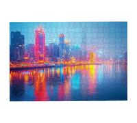 Puzzle 2000 Piezas Paisajes, Puzzle Ciudad, Puzzles 2000 Adultos, Rompecabezas Adultos con Caja Regalo, Rompecabezas de Madera Desafiante para Toda la Familia, Regalos Originales para Mujer -3420