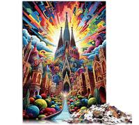Puzzle 2000 piezas para adultos Barcelona Puzzle para juegos educativos Desafío Juguete rompecabezas Diversión 27.56 pulgadas x 39.37" para 14 años