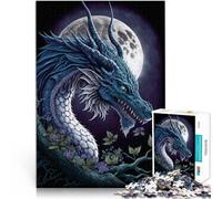 Puzzle 2000 piezas para adultos Dragón en la Luna Juguete educativo intelectual descomprimiendo Ideas de regalos 27.56 pulgadas x 39.37 pulgadas para adolescentes de 14 años y mayores