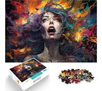 Puzzle 2000 piezas para adultos, fantasía, mujer extraña, juguetes, juegos educativos, antiestrés, 70 x 100 cm, ilustración, regalo para adolescentes, a partir de 14 años