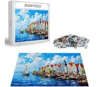 Puzzle 2000 Piezas para Adultos, Puzzle Velero Obra de Arte de Juego de Rompecabezas para Adultos, Océano Rompecabezas DIY para Colgar el Puzzles una Vez Finalizado a Partir de 14 Años, Regalos D-136