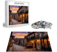 Puzzle 2000 Piezas para Adultos, Puzzle Villa Obra de Arte de Juego de Rompecabezas para Adultos, Paisaje Rompecabezas DIY para Colgar el Puzzles una Vez Finalizado a Partir de 14 Años, Regalos D-467