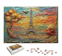Puzzle 2000 Piezas París para Adultos, Puzzle Paisajes de Madera con Caja Regalo para Adultos, Rompecabezas Desafiante para Toda la Familia, Rompecabezas para Regalo Mujer, Home Decoration, -6493