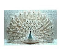 Puzzle 2000 Piezas Pavo Real, Puzzle Madera Animal, Clásico Rompecabezas Desafiante para Toda la Familia, Juguetes Rompecabezas Letras en la Parte Posterior, Regalos Originales para Hombre -1315