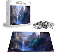 Puzzle 2000 Piezas Pavo Real Rompecabezas para Adultos, un Rompecabezas Desafiante, Juegos de Puzzle para Toda la Familia, Letras en la Parte Posterior, Decoración del Hogar Regalos Paisaje H-860