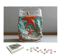 Puzzle 2000 Piezas, Puzzle Estrella de Mar con Caja Regalo, Taza Puzzles 2000 Piezas Adultos, Medidas: 100 x 70 cm, Rompecabezas Adultos de Madera, Rompecabezas Desafiante para Decoración Hogar, -5138