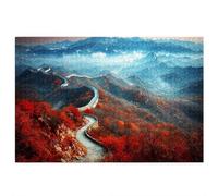 Puzzle 2000 Piezas, Puzzle Gran Muralla con Caja para Adultos, Paisaje Rompecabezas Madera, Rompecabezas Desafiante para Toda la Familia, Puzzles para Decoracion Hogar, Regalo Mujer/Hombres, -3513