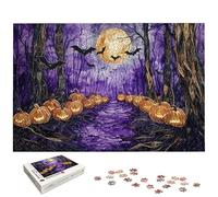 Puzzle 2000 Piezas, Puzzle Halloween con Caja Regalo, Paisajes Puzzles 2000 Piezas Adultos, Medidas: 100 x 70 cm, Rompecabezas Adultos de Madera, Rompecabezas Desafiante para Decoración Hogar, -5938