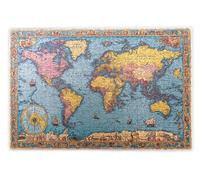 Puzzle 2000 Piezas, Puzzle Mapa del Mundo con Caja Regalo para Adultos, DIY 2000 Piezas Rompecabezas de Madera para Adultos, Rompecabezas Desafiante para Decoración Hogar y Paredes, Regalo Mujer, A-99