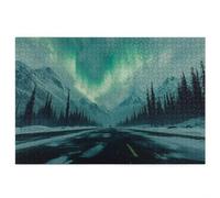 Puzzle 2000 Piezas, Puzzle Paisajes con Caja para Adultos, Aurora Rompecabezas Madera, Rompecabezas Desafiante para Toda la Familia, Puzzles para Decoracion Hogar, Regalo Mujer, Regalo Hombres, -3907