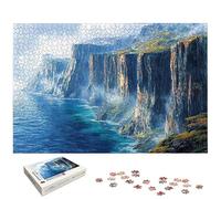 Puzzle 2000 Piezas, Puzzle Paisajes con Caja Regalo, Mar Puzzles 2000 Piezas Adultos, Medidas: 100 x 70 cm, Rompecabezas Adultos de Madera, Rompecabezas Desafiante para Decoración Hogar y Pared, -6662